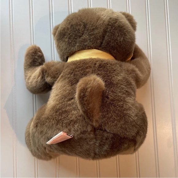 Mango Teddy Bear Plush Millenium 2000 Vintage Rare Magnetic Hands Heavy Peekaboo - Picture 11 of 12